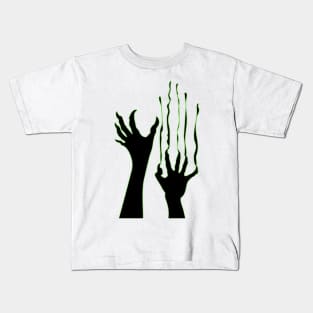 Zombie hands Silhouette. Halloween Party decoration Kids T-Shirt